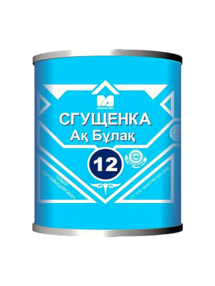 СГУЩЕНКА АК БУЛАК 360Г 12% СТ ТОО Ж/Б
